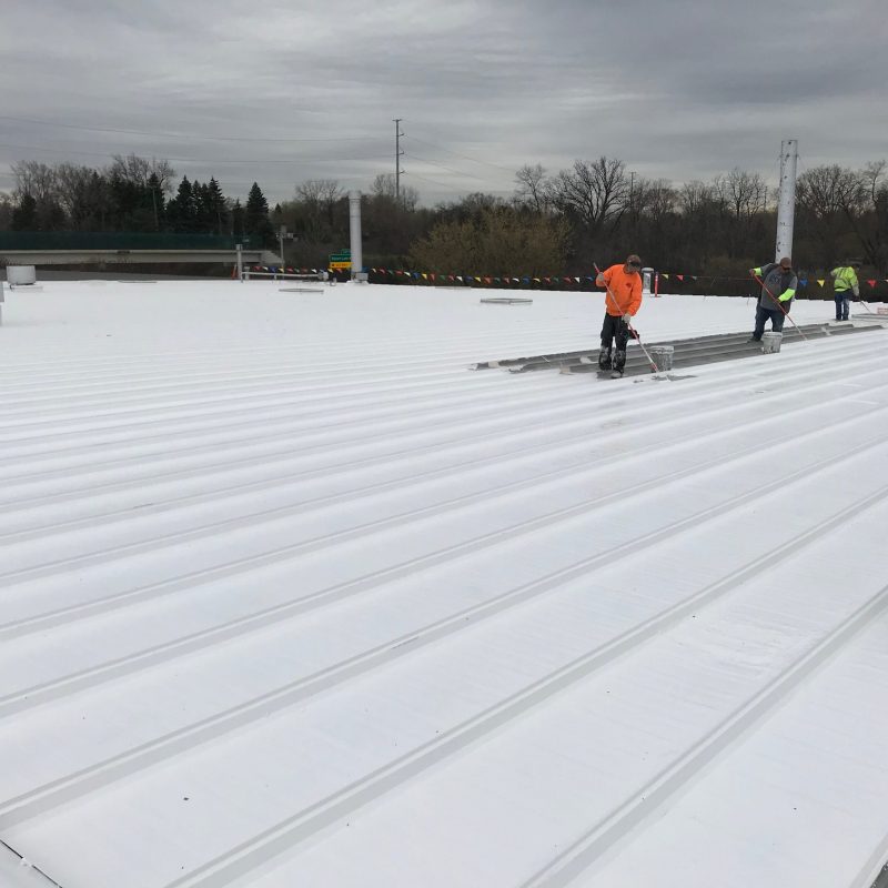 industrial flat roofing