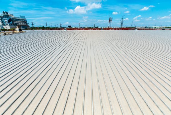 metal flat commercial roof